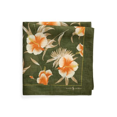 Polo Ralph Lauren Floral-Print Linen Bandanna